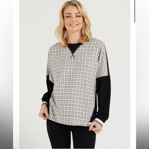 5/$25 New Zealand Designer SeduceNZ Patchwork Slouchy Spliced Sweatshirt 4